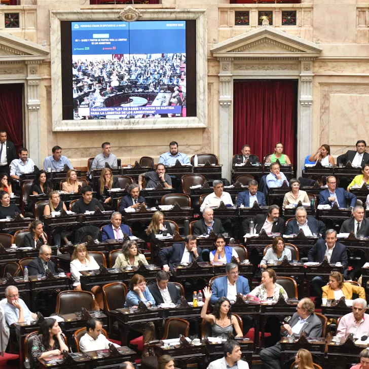 El Gobierno nacional celebró la aprobación en general de la Ley Ómnibus