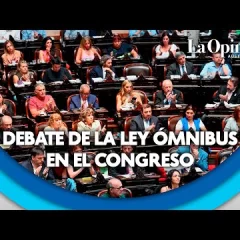 Diputados votan artículo por artículo de la Ley ómnibus de Javier Milei
