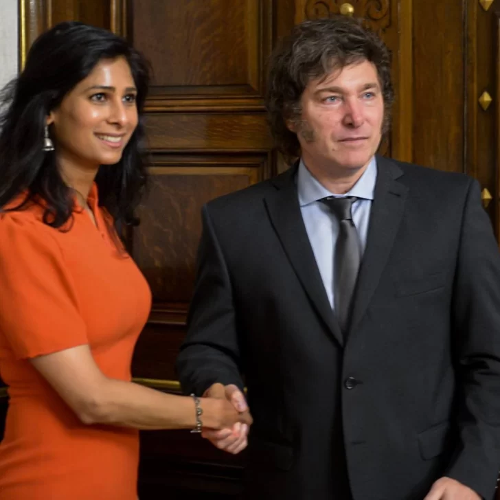 Javier Milei se reunió con Gita Gopinath, subdirectora del FMI