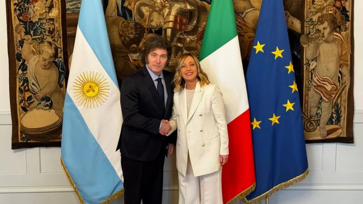 Javier Milei se reunió con la Primera Ministra de Italia, Giorgia Meloni