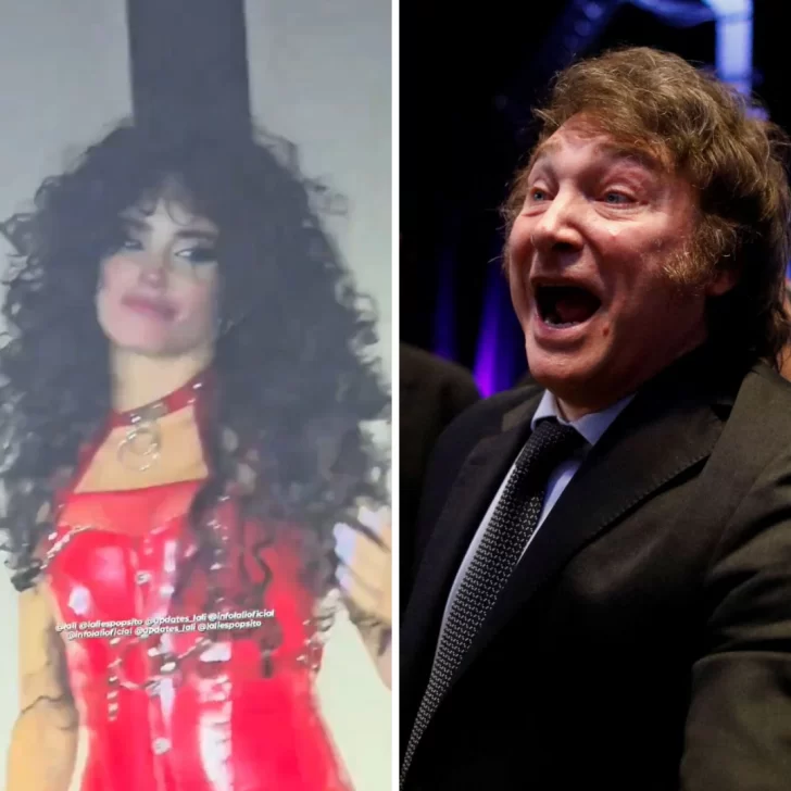 Con un toque irónico, Lali Espósito retomó el tema de Javier Milei en uno de sus espectáculos: “Yo lo voté”