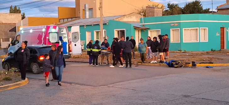 Atropellaron a motociclista en Río Gallegos: el responsable se dio a la fuga