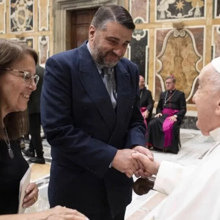 Así fue el encuentro entre Perusini, el “hombre milagro” y el Papa Francisco Así fue el encuentro entre Perusini, el “hombre milagro” y el Papa Francisco