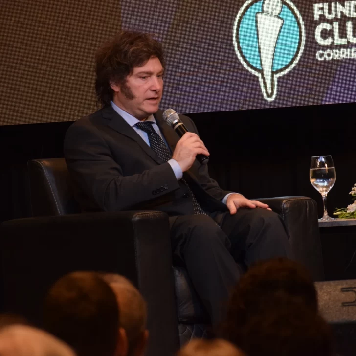 Javier Milei visitó Corrientes: “Soy loco, pero no soy b…”