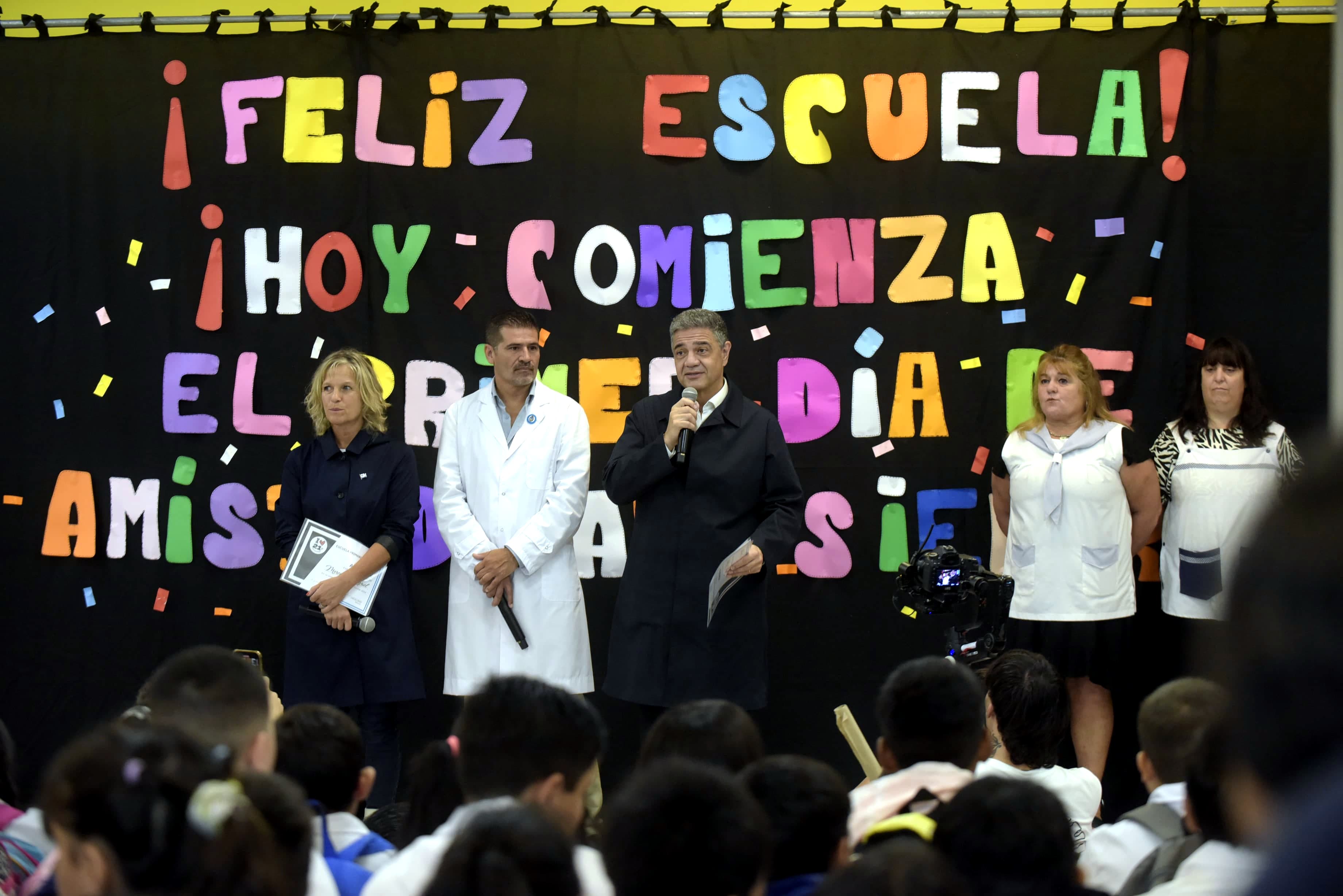 Jorge Macri: “Estamos muy orgullosos de que comiencen las clases en la Ciudad”