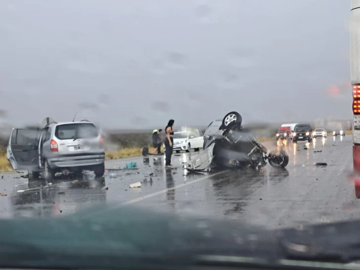 Tres fallecidos en un violento choque en la Ruta 3