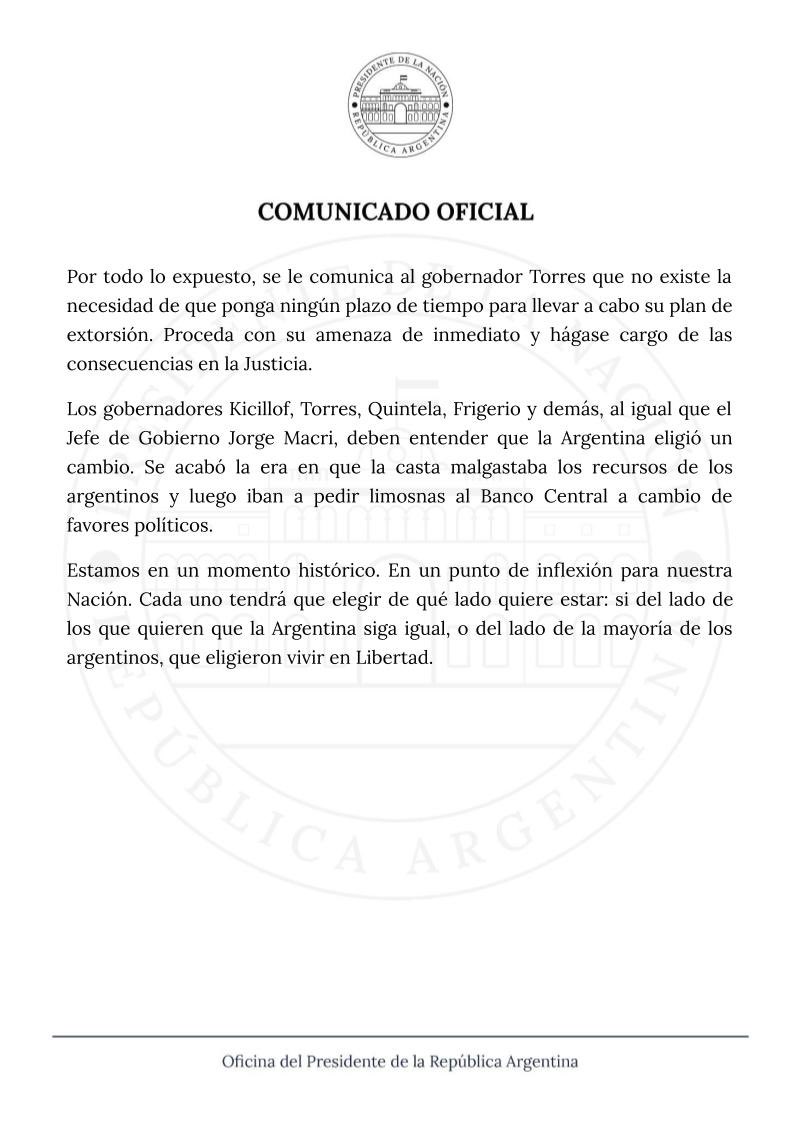 comunicado-oficina-del-presidente-milei-contra-ignacio-torres-1-515x728