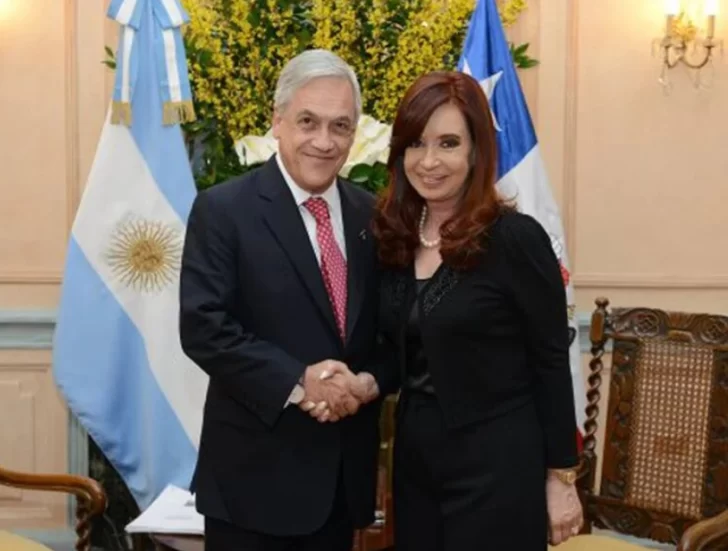 Cristina Kirchner despidió a Sebastián Piñera: “Nos unió siempre una relación de mucho respeto”