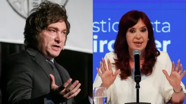 Cristina Kirchner compartió un texto que cuestiona a Javier Milei tras su cruce con “Lali” Espósito