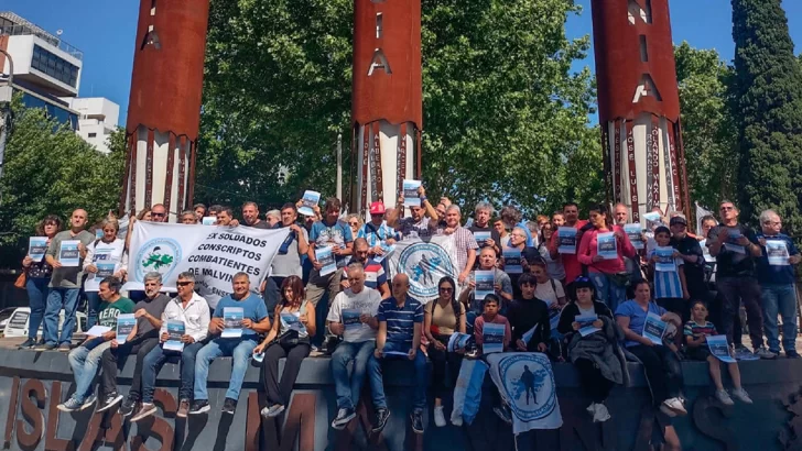 Excombatientes de Malvinas reclamarán hoy en defensa de la Ley de Tierras