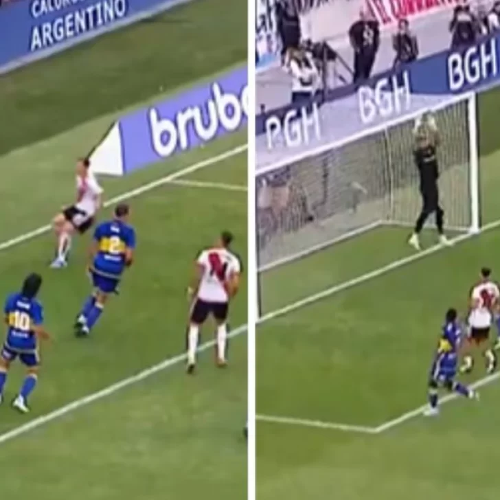 La jugada “fantasma” del superclásico River Boca que revolucionó las redes: “Se rompió la matrix”