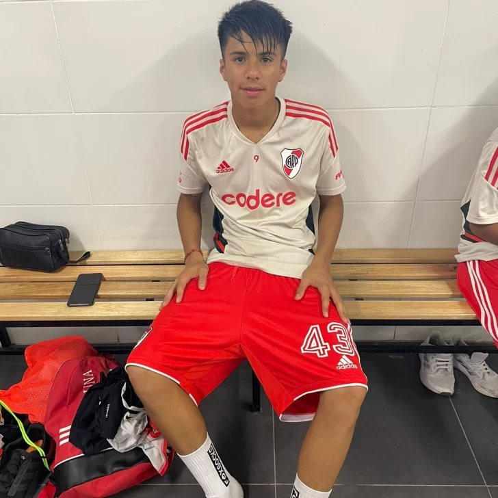 “Leo” Luna, el pequeño crack de Río Gallegos y un nuevo año en la octava división de River Plate