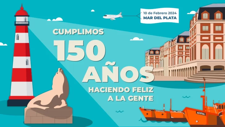 Mar del Plata cumple 150 años y lo celebra a lo grande: la grilla completa de shows y actividades