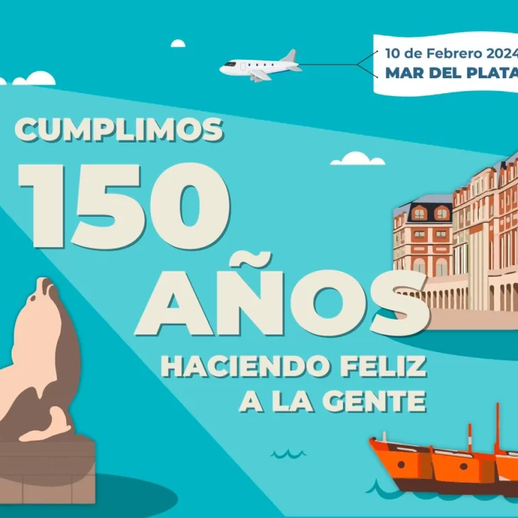 Mar del Plata cumple 150 años y lo celebra a lo grande: la grilla completa de shows y actividades