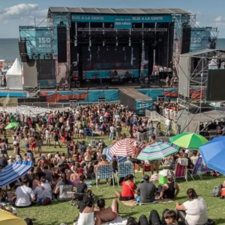 Comenzaron los shows por el aniversario 150º de Mar del Plata: esta noche se presentan Los Totora y La Joaqui