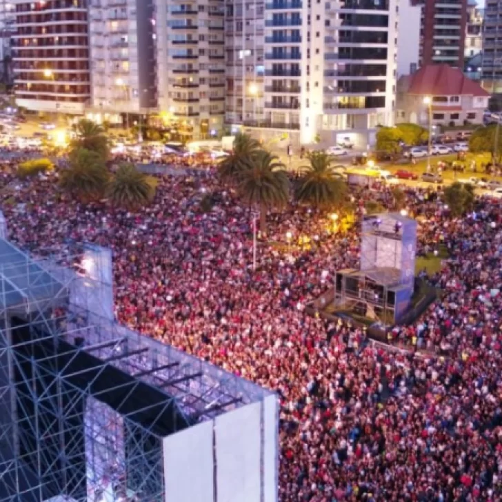 Casi 200 mil personas disfrutaron de Los Palmeras y Pimpinela en los festejos por los 150 años de Mar del Plata