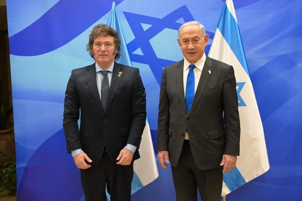 Javier Milei se reunió con Netanyahu, quien le agradeció su “firme apoyo” a Israel Javier Milei se reunió con Netanyahu, quien le agradeció su “firme apoyo” a Israel