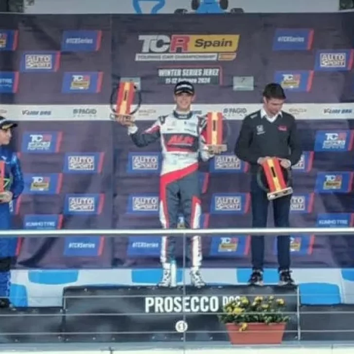 Ignacio Montenegro, en su debut, se llevó el primer puesto en el TCR Spain