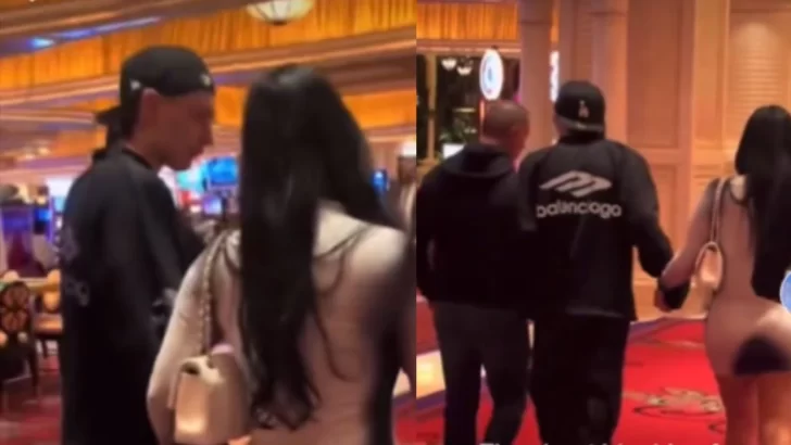 ¿Peso Pluma y Nicki Nicole separados? Sorprendieron a Peso Pluma con otra mujer en Las Vegas y arden las redes