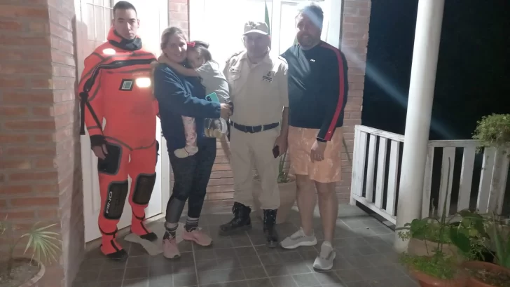 Prefectura rescató a una familia en el Lago Buenos Aires, Santa Cruz