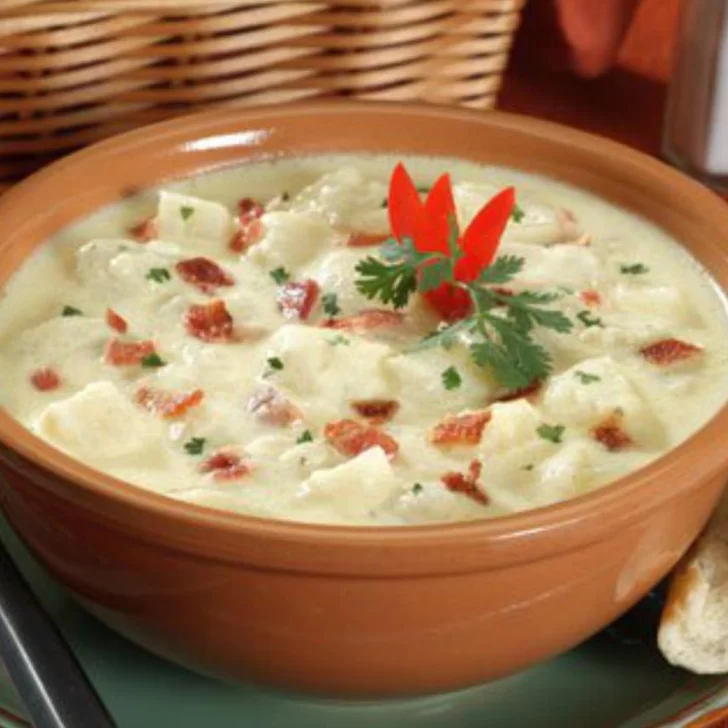 Receta de sopa de papa, fácil y económica ideal para los días de lluvia