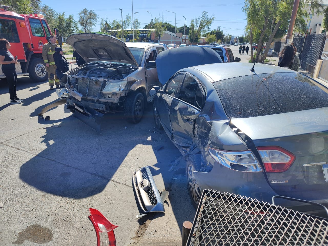 Pudo haber sido una tragedia: hombre circulaba alcoholizado y provocó un choque en cadena