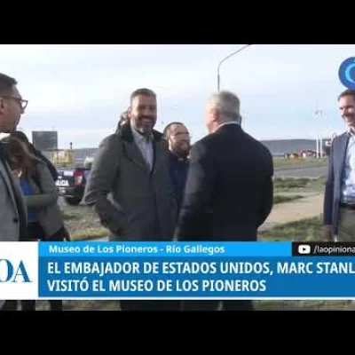 Diego Robles habló con La Opinión Austral sobre la visita del embajador de EE.UU a Río Gallegos