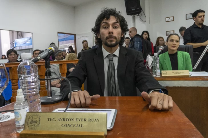  Ayrton Roay, concejal de SER Santa Cruz. FOTO: LEANDRO FRANCO/LA OPINIÓN AUSTRAL