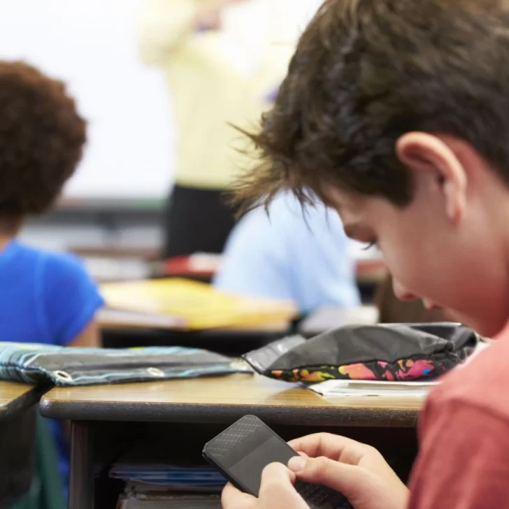 Presentan un proyecto de ley para restringir el uso de celulares en escuelas de una provincia