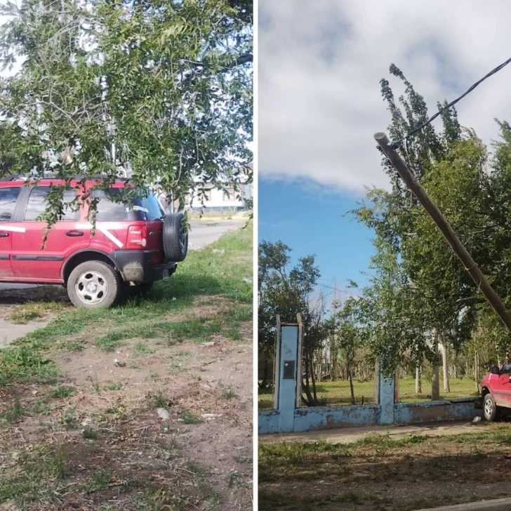 Conducía ebrio y chocó frente al Canal 9 de Río Gallegos