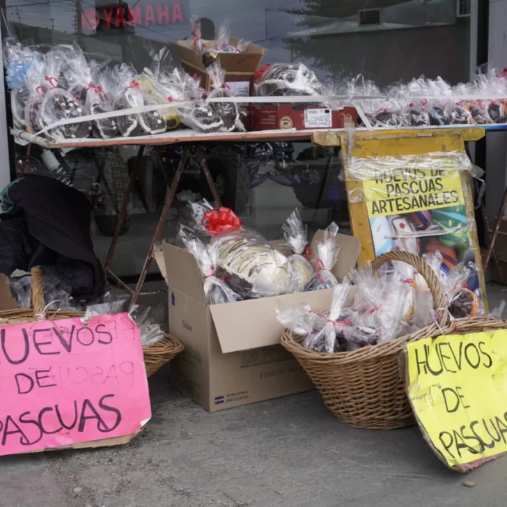 Huevos de Pascua artesanales en Río Gallegos: “La venta está más floja que el año pasado”