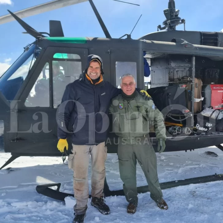 Complicaciones en la campaña paleontológica en El Calafate: “Hay lugares con 50 centímetros de nieve”