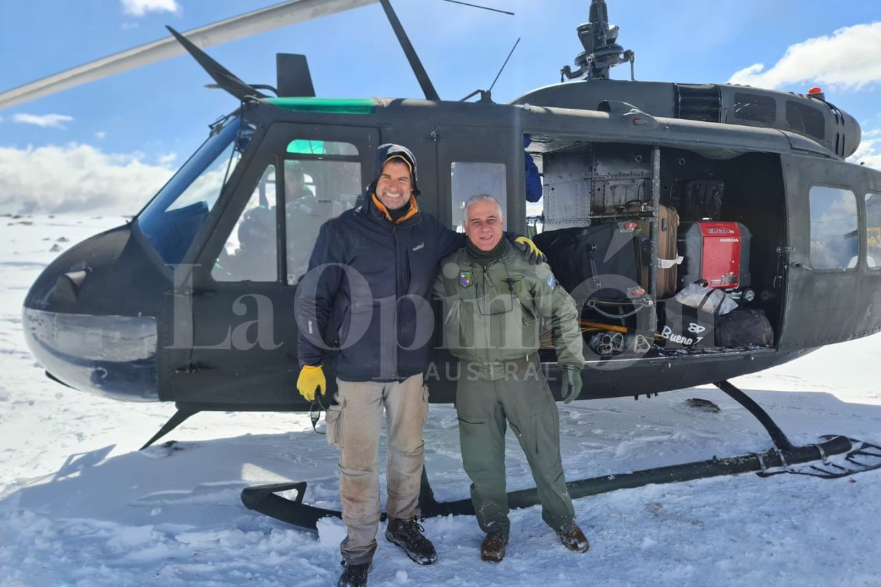 Complicaciones en la campaña paleontológica en El Calafate: “Hay lugares con 50 centímetros de nieve”