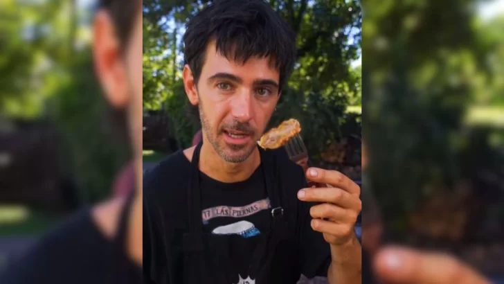 Locos x el Asado: “Laucha” Luchetti cocinó milanesas de cordero en Santa Cruz