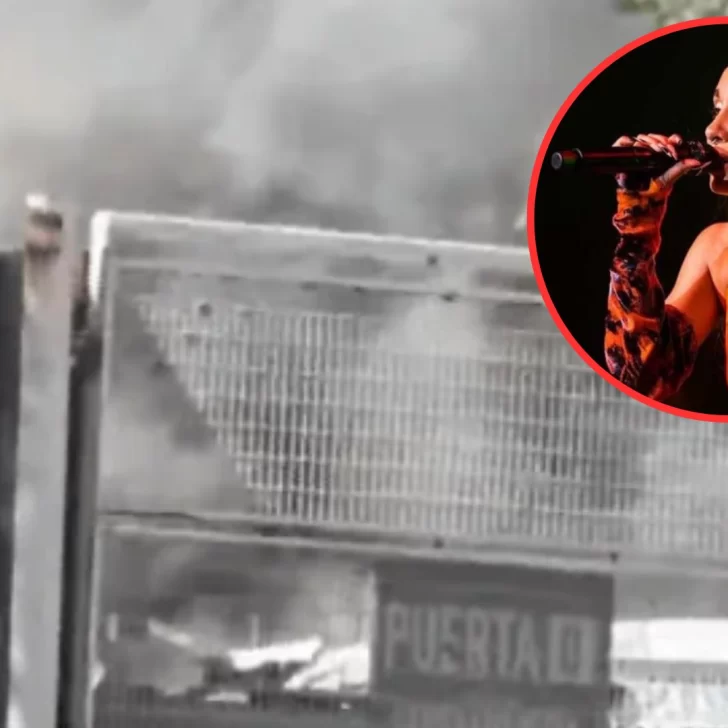 Incendio en el Monumental a horas del segundo show de María Becerra Incendio en el Monumental a horas del segundo show de María Becerra