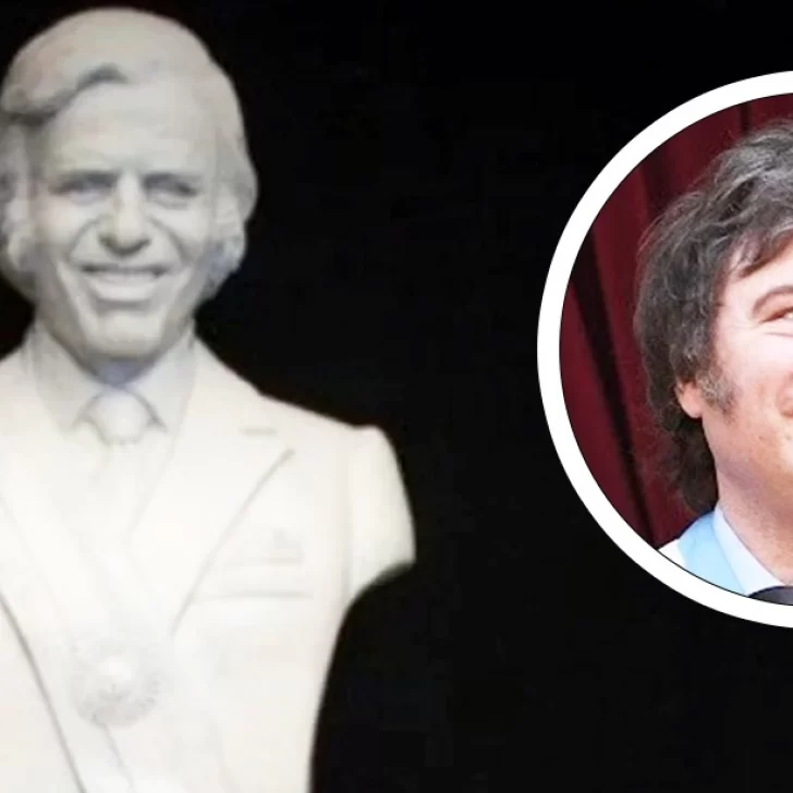 Javier Milei quiere colocar un busto de mármol de Carlos Menem en la Casa Rosada