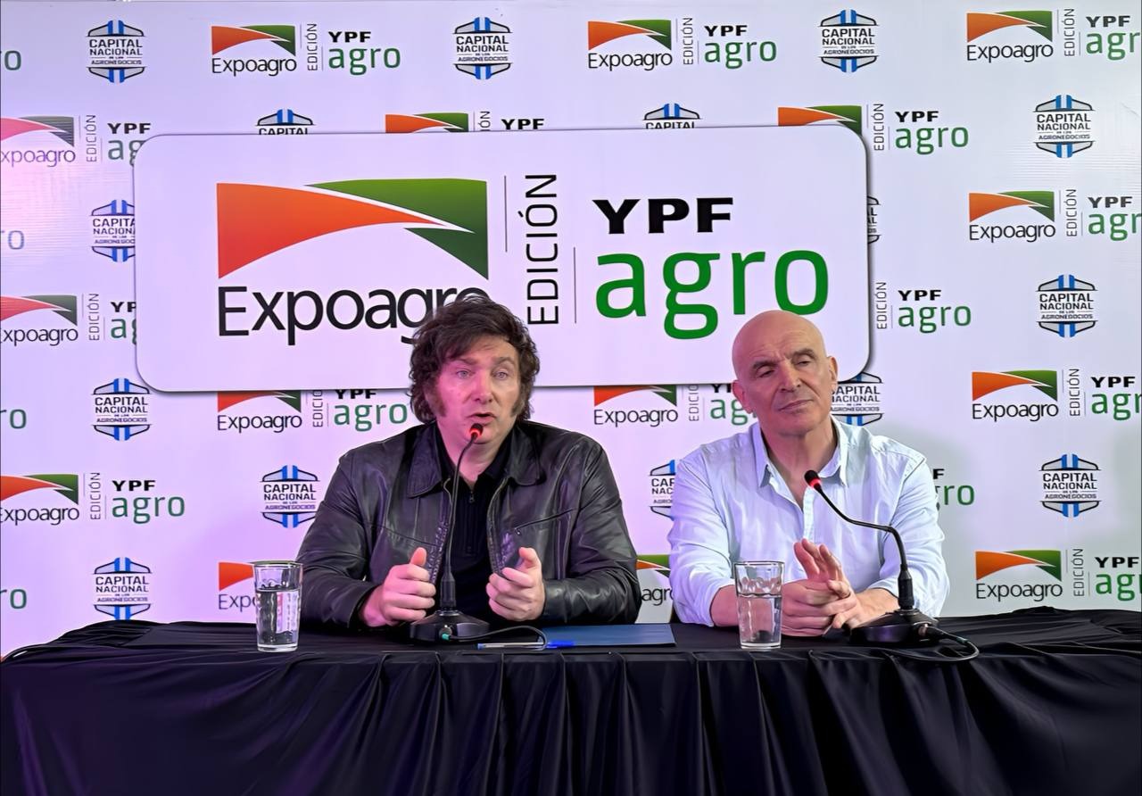 Javier Milei habló en la ExpoAgro 2024 y aseguró que la inflación de febrero será del 15%