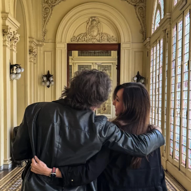 Con una foto, Javier Milei y Victoria Villarruel desmintieron tensiones políticas