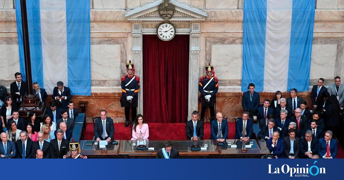 El discurso completo de Javier Milei en el Congreso | La Opinión Austral