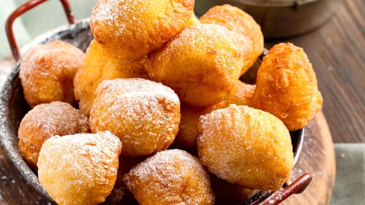 Receta de buñuelos con azúcar fácil y económica