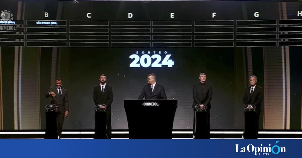 Sorteo de la Copa Libertadores 2024 cómo quedaron los grupos💛 Viva a