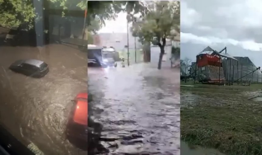 Murió una mujer producto del fuerte temporal en Buenos Aires