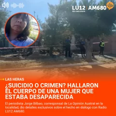 Misterio en Las Heras, ¿suicidio o crimen? Hallaron el cuerpo de una mujer denunciada como desaparecida