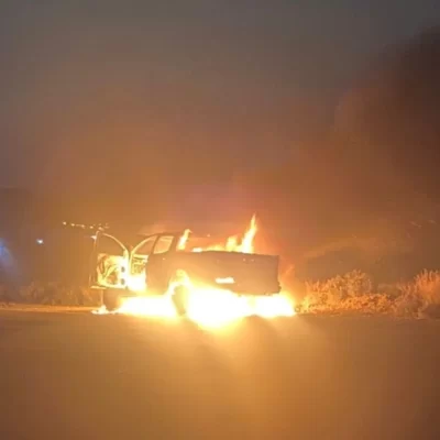 Compró una camioneta en Pico Truncado y se le incendió cuando viajaba en plena Ruta 3