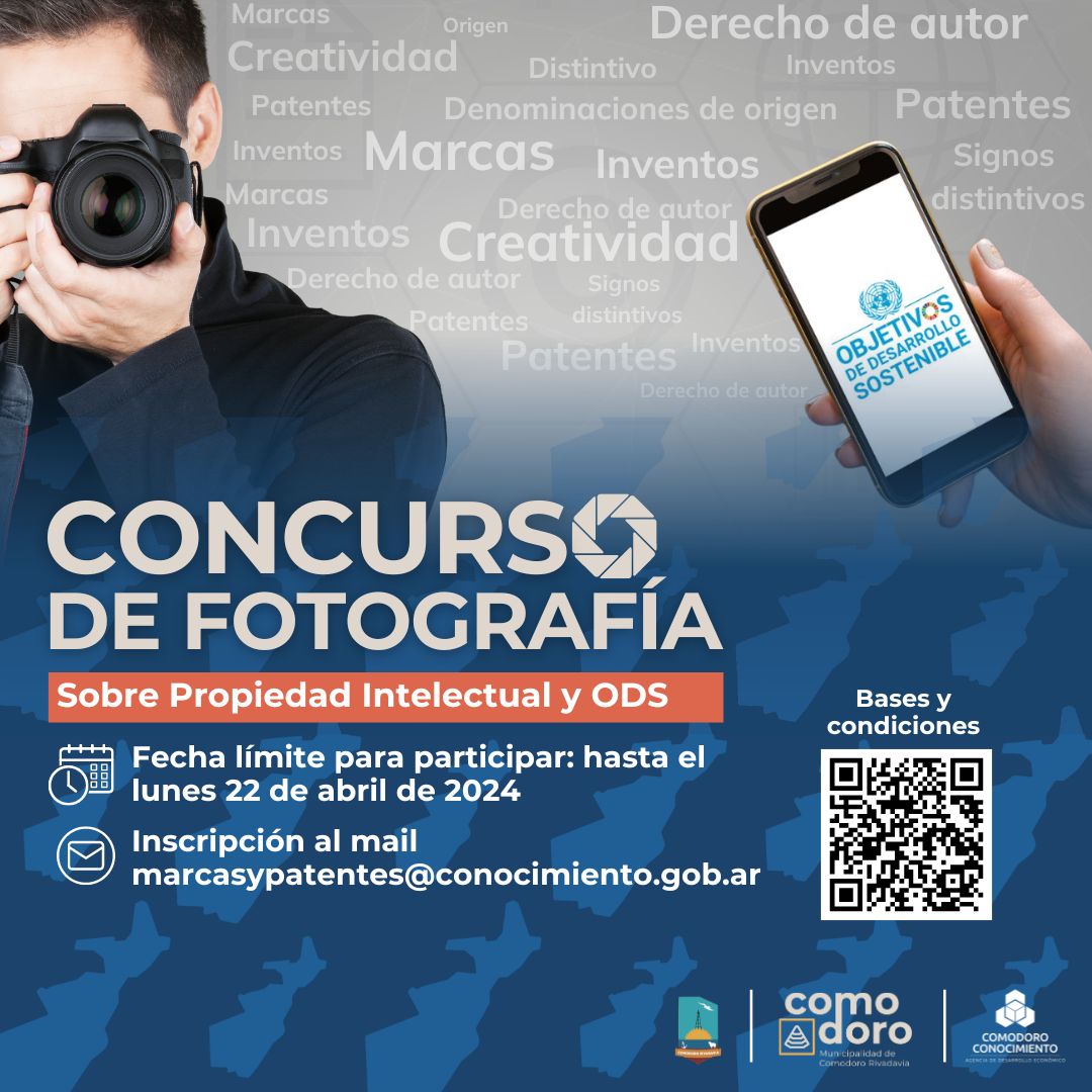 Comodoro Realizan Concurso De Fotografía Sobre Propiedad Intelectual Y Objetivos De Desarrollo 9689