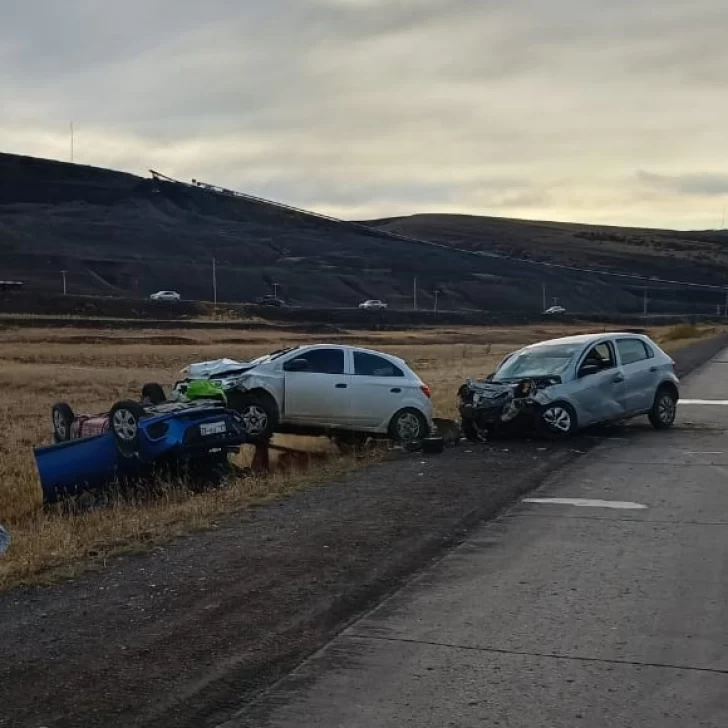 Falleció una tercera víctima de 34 años por el triple accidente en una ruta de Río Turbio