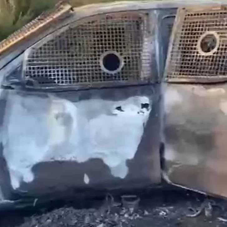 El video de cómo quedó el patrullero de los carabineros asesinados en Chile