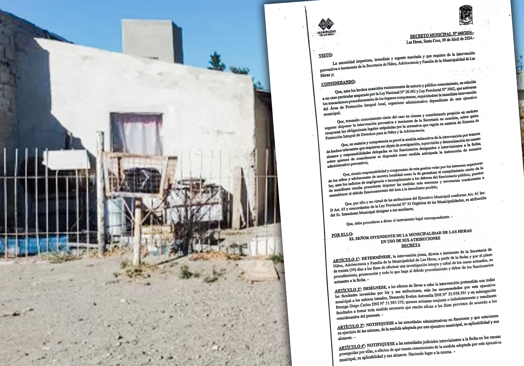 Tras el brutal caso de maltrato infantil en Las Heras, el intendente dispuso la intervención de Niñez y una investigación profunda Tras el brutal caso de maltrato infantil en Las Heras, el intendente dispuso la intervención de Niñez y una investigación profunda