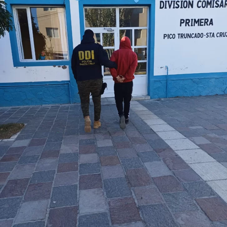 Detuvieron a un hombre acusado de cometer un violento robo en Pico Truncado