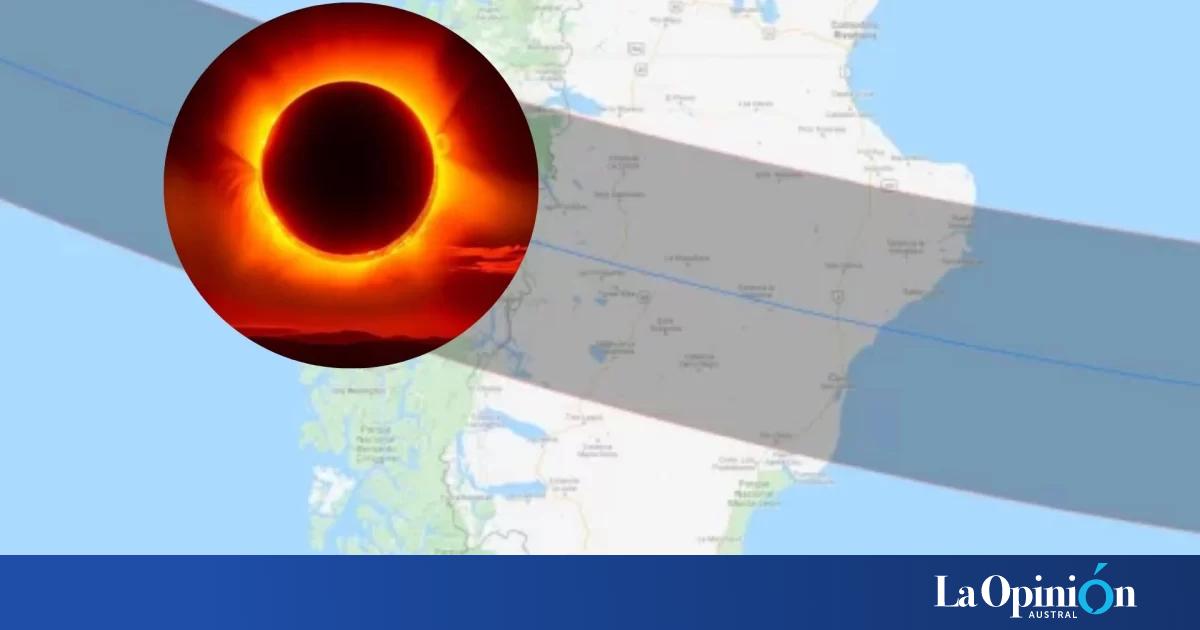 El próximo eclipse solar de 2024 se verá en Argentina, en la provincia ...